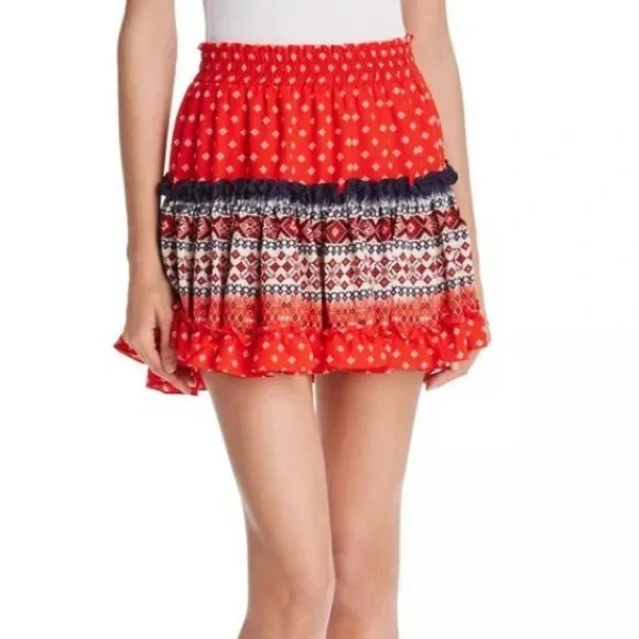 Misa Los Angeles Tania Ruffled Mini Skirt - Picture 4 of 8